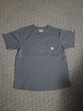 Carhartt Short Sleeve Work Shirt in Navy Blue